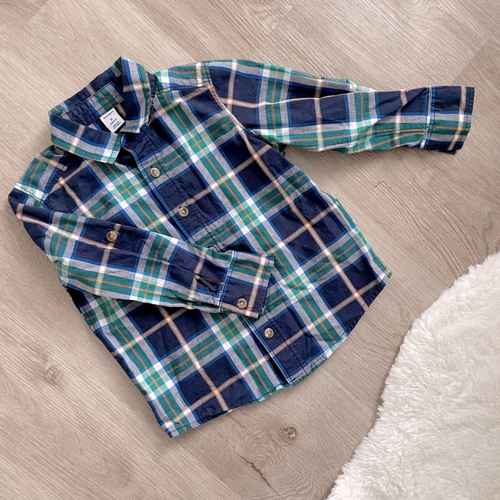 3T Old Navy Long Sleeve Button Down